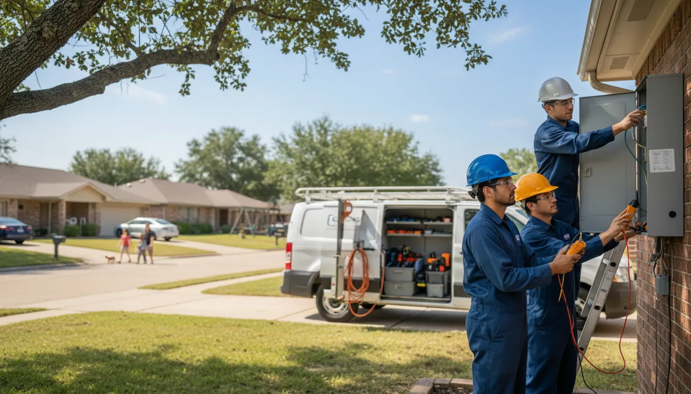 Certified electrician providing emergency electrical services in La Prairie, IL